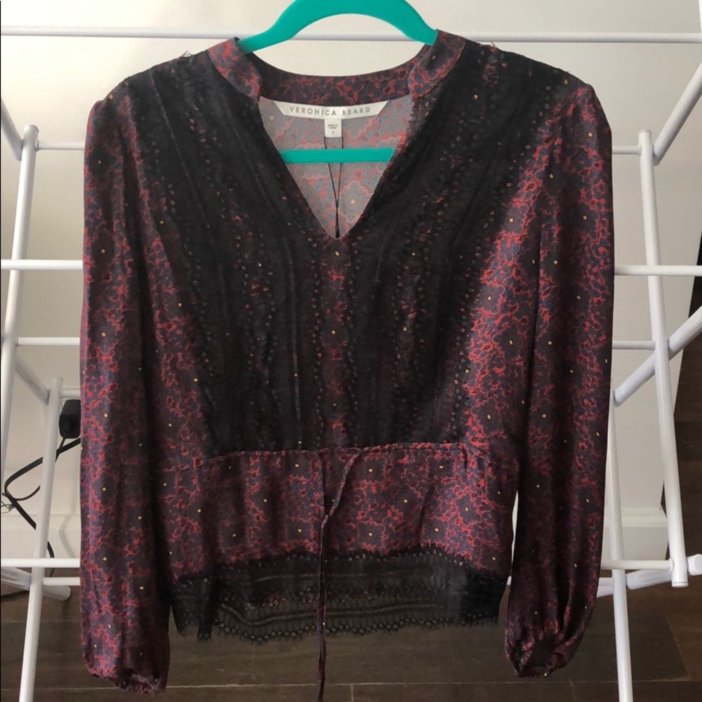 Veronica Beard long sleeve blouse